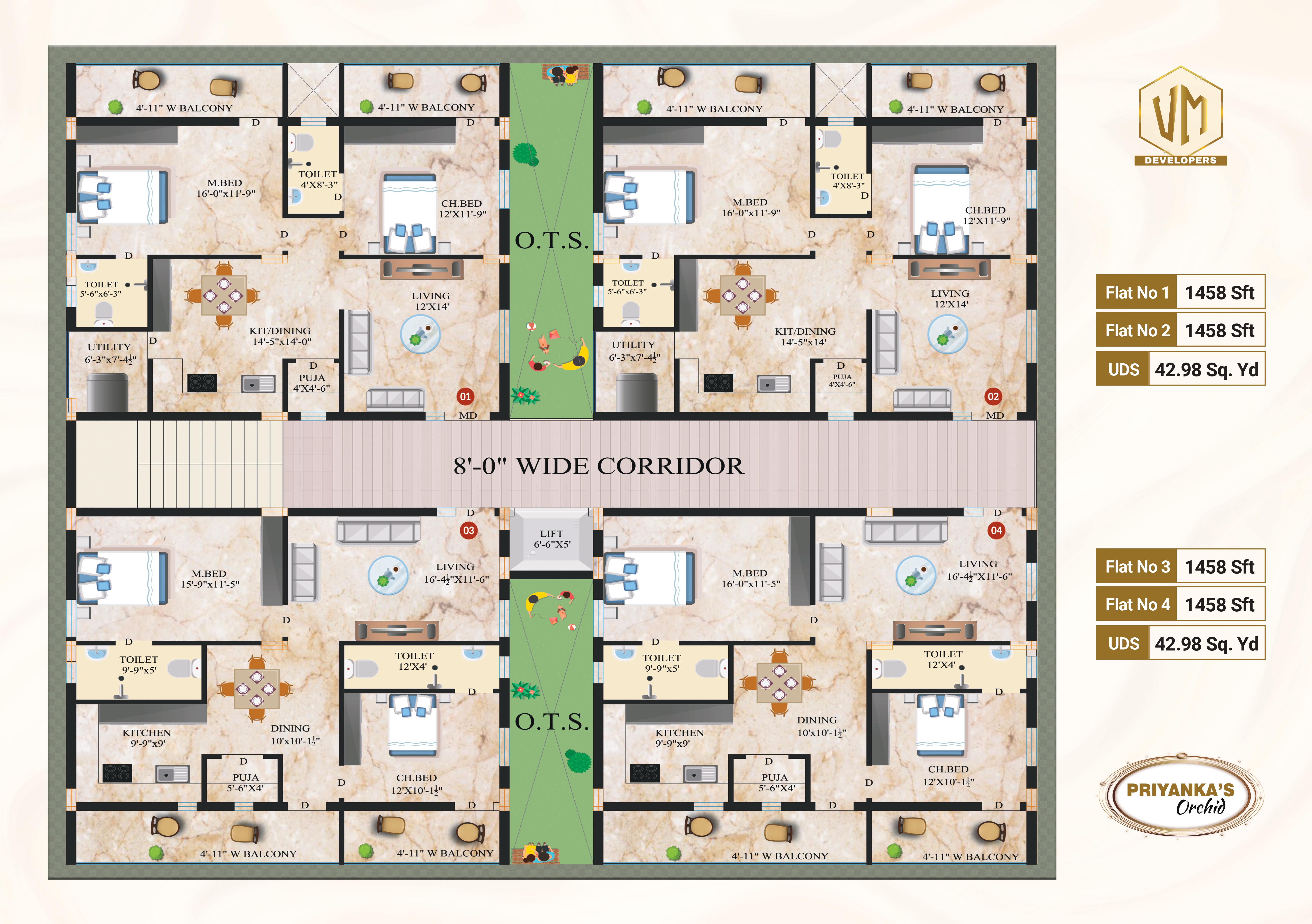Priyanka's Orchid Floor Plan